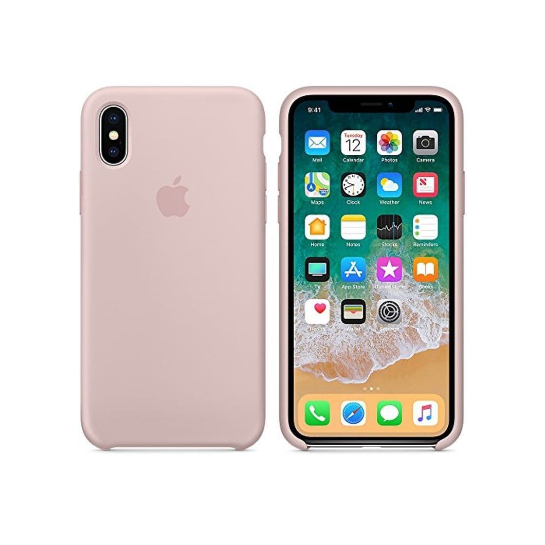 Electrónica El último Verano iPhone X Funda, Slim Líquido de Silicona Gel Carcasa