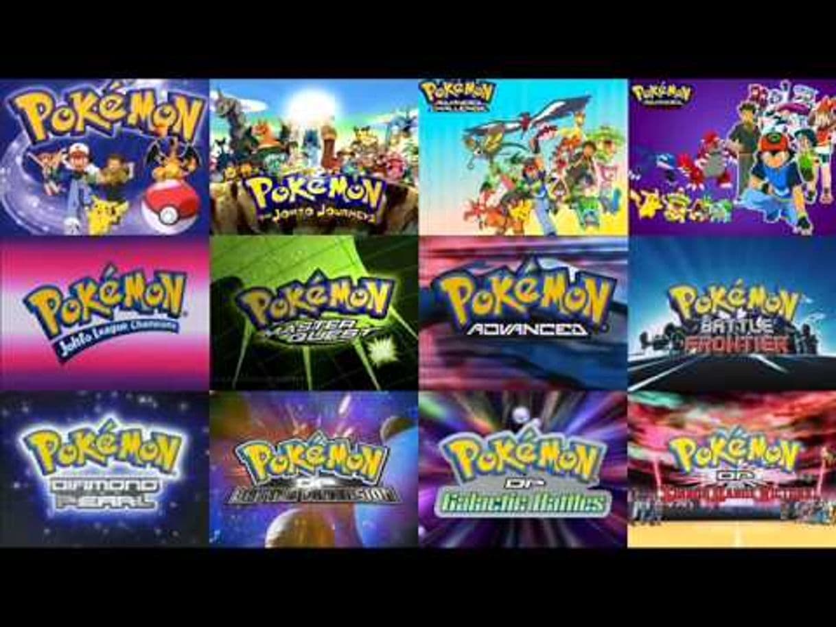 Serie Todas las temporadas de pokemon. 