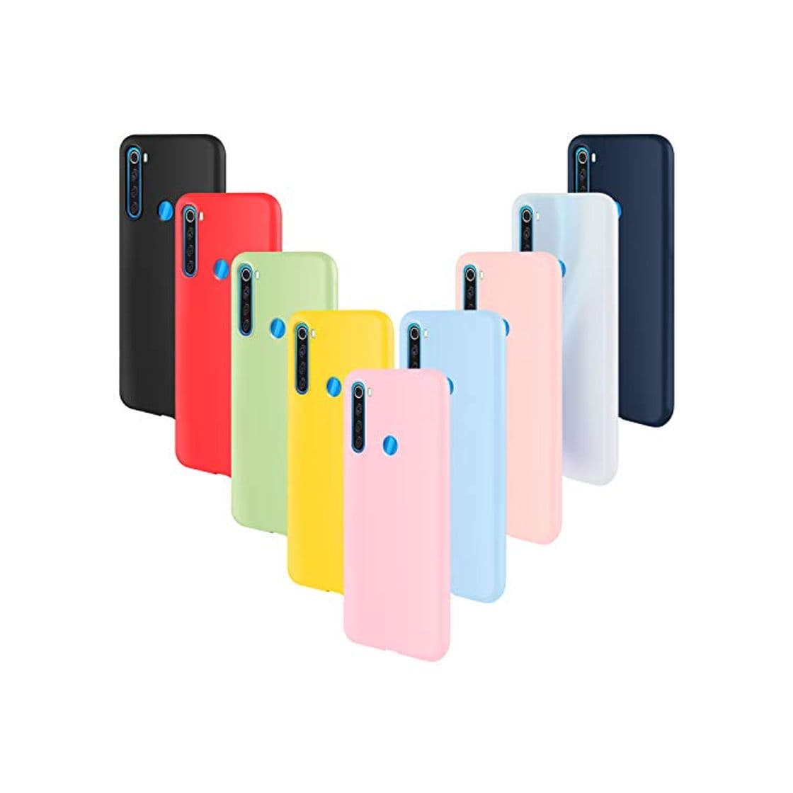 Producto ivencase 9 × Funda Xiaomi Redmi Note 8, Carcasa Fina TPU Flexible