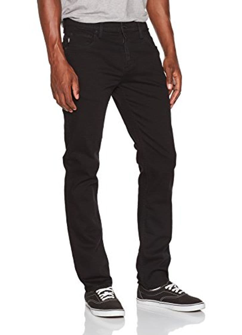 Fashion Vans_Apparel V16 Slim Pantalones Vaqueros Delgados, Negro