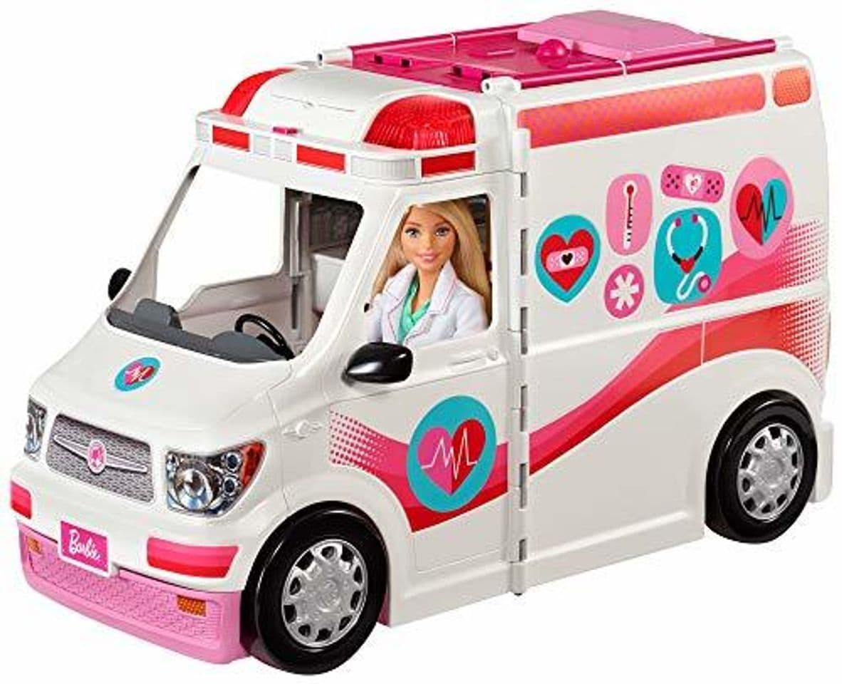 Producto Barbie Ambulancia Hospital 2 en 1, accesorios de muñecas