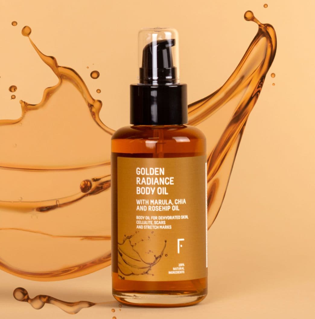 Fashion Aceite Corporal Natural | Golden Radiance | Freshly Cosmetics