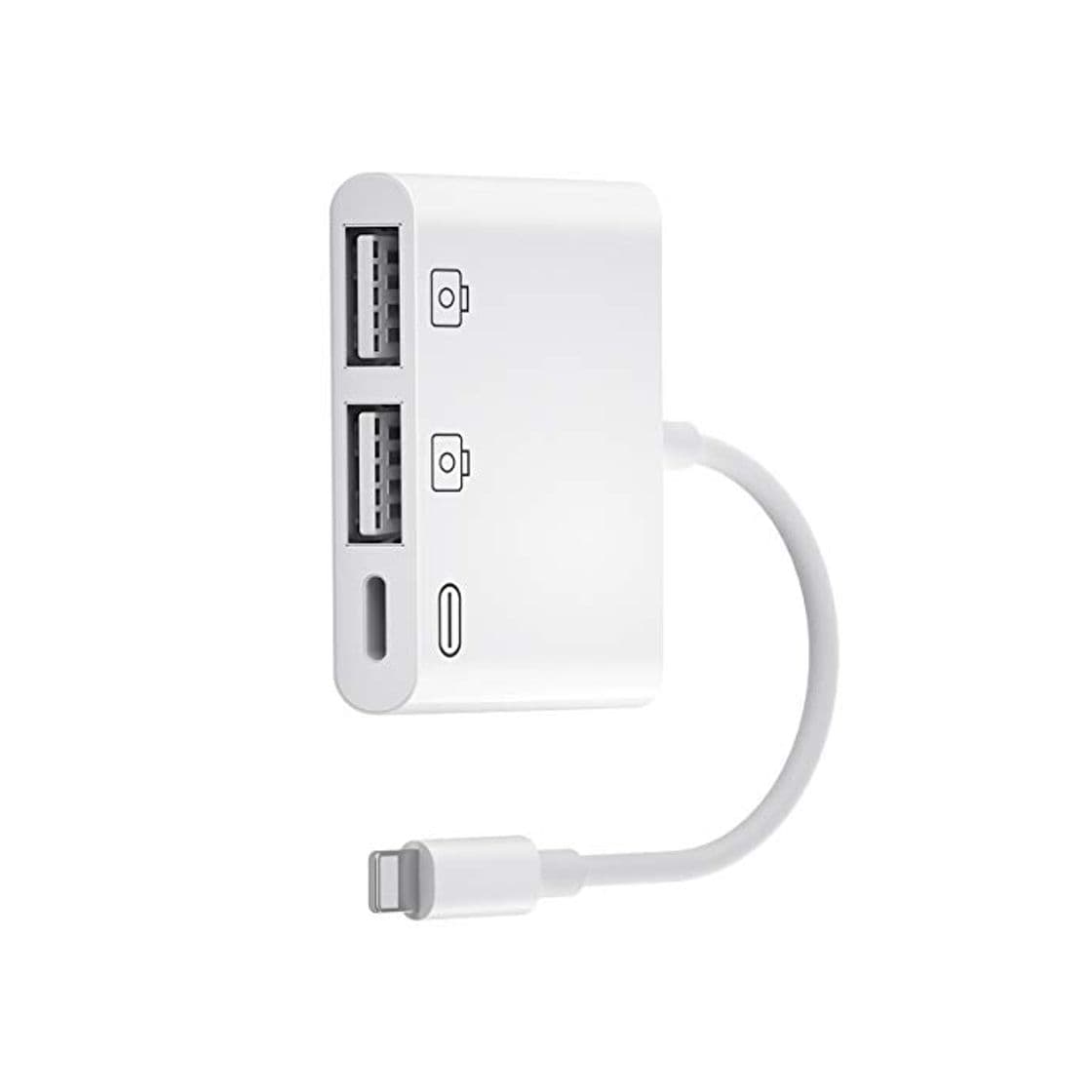 Producto Adaptador de Cámara USB,Adaptador USB OTG Hembra 3 en 1 Adaptador Light-Ning