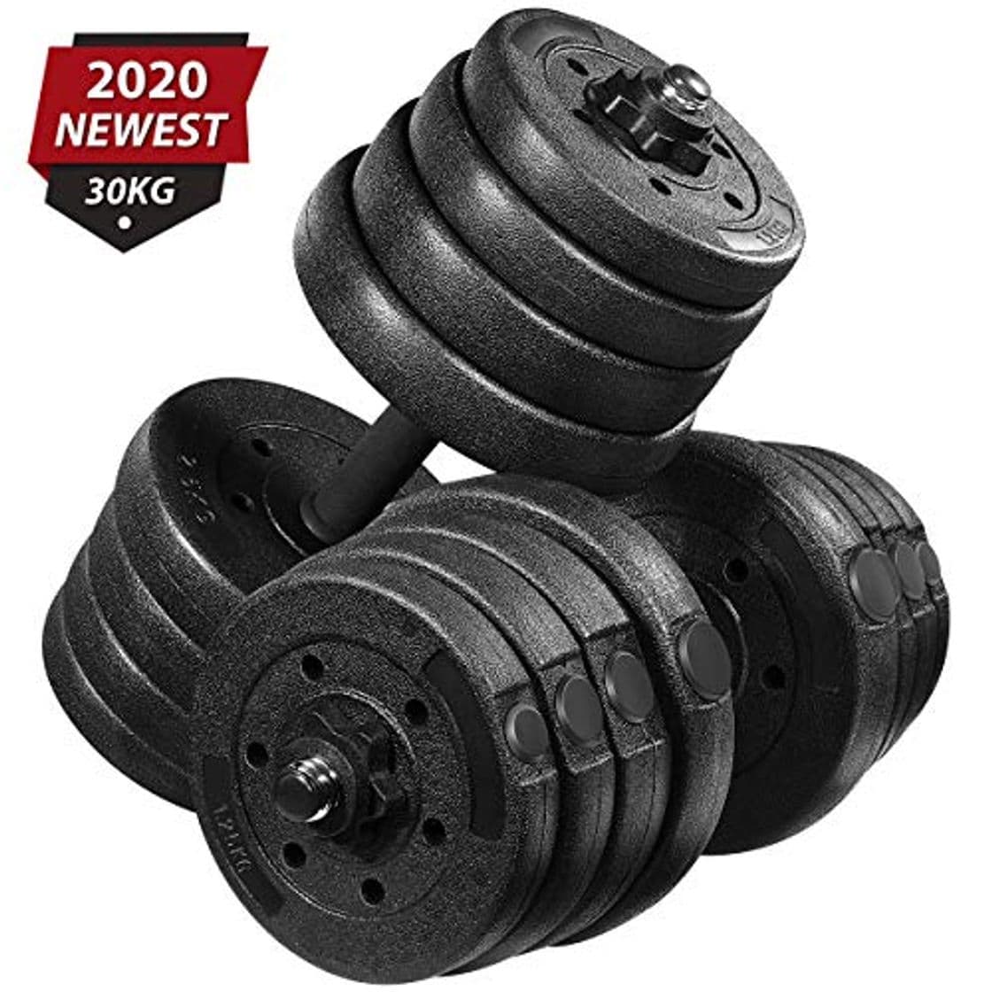 Product MOVTOTOP - Juego de mancuernas de 30 kg