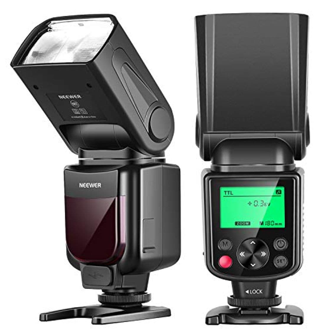 Product Neewer 750II TTL Flash Speedlite para Nikon D7200 D7100 D7000 D5500 D5300 D5200 D5100 D5000 D3300 D3200 D3100 D3000 D700 D600 D500 D90 D80 D70 D60 D50 y otros Nikon DSLR Cámaras