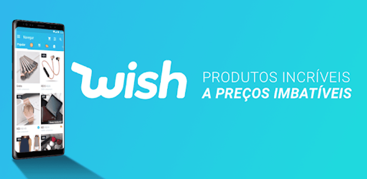 Moda Crédito em compra no aplicativo Wish