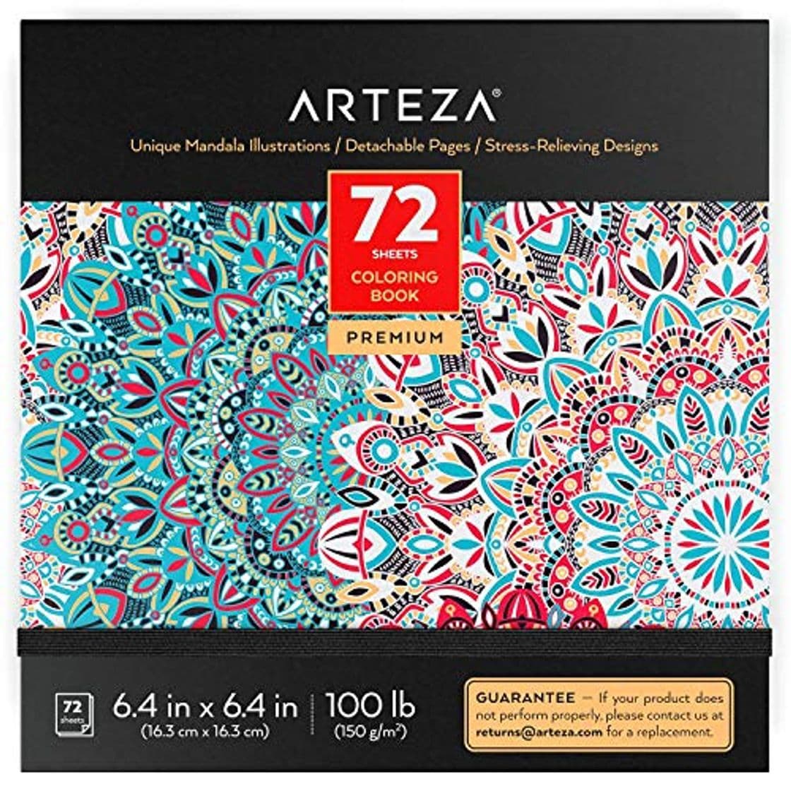 Product ARTEZA Libro de Mandalas para Colorear de Adultos,