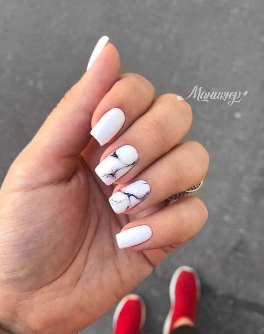 Fashion Uñas efecto mármol 😚