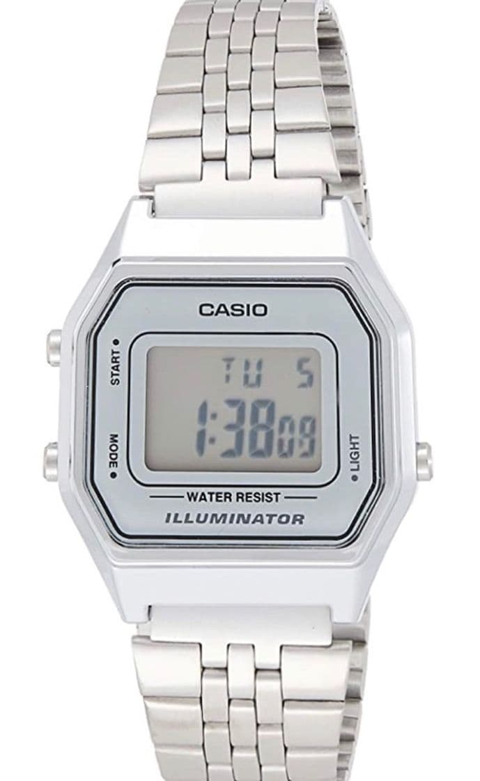 Fashion Reloj Casio Plata 😚