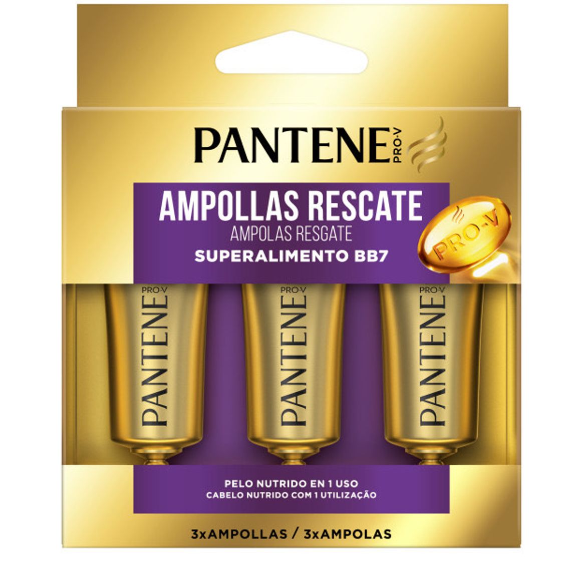 Fashion PRO-V ampollas 1 Minute Miracle Superalimento BB7 Pantene 