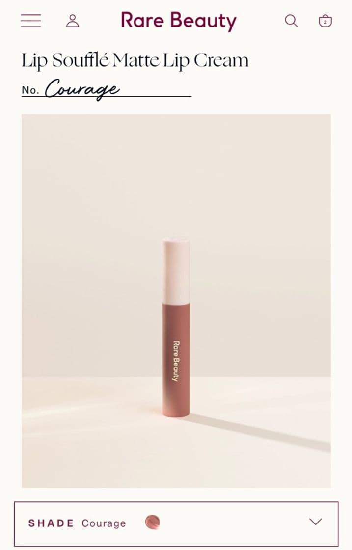 Fashion Rarebeauty lip soufflé matte lip cream