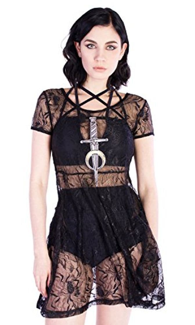 Producto Disturbia - Vestido - Trapecio o Corte en A - Manga Corta