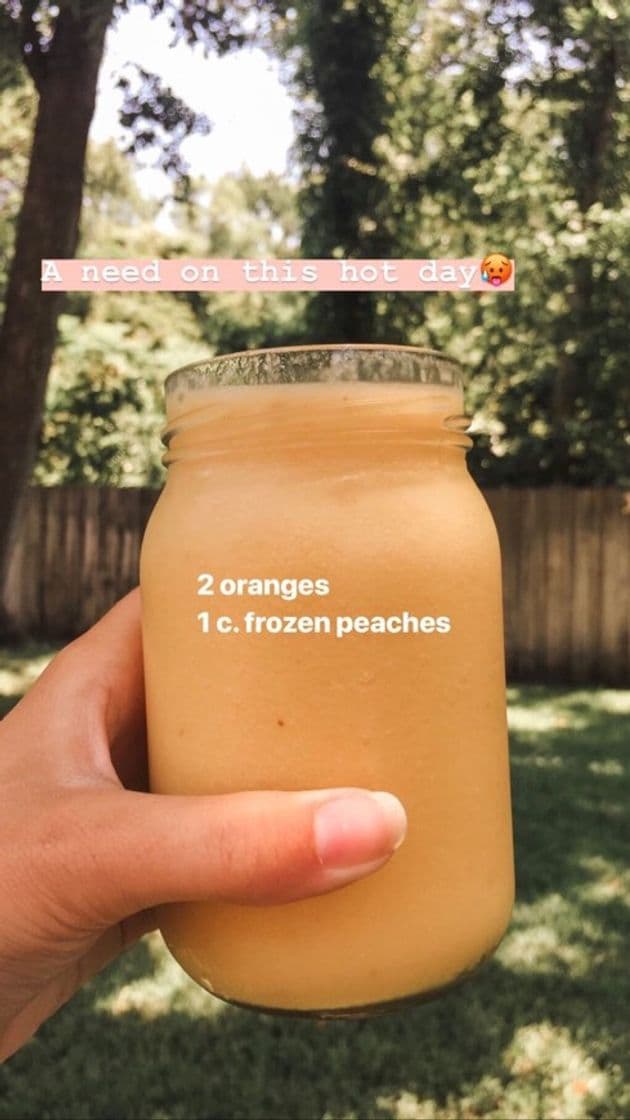 Fashion Smoothie for a hot day