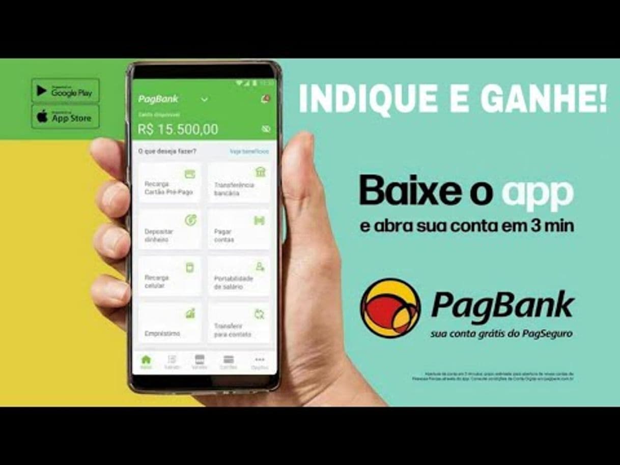 App Indique maquininha Pag Seguro