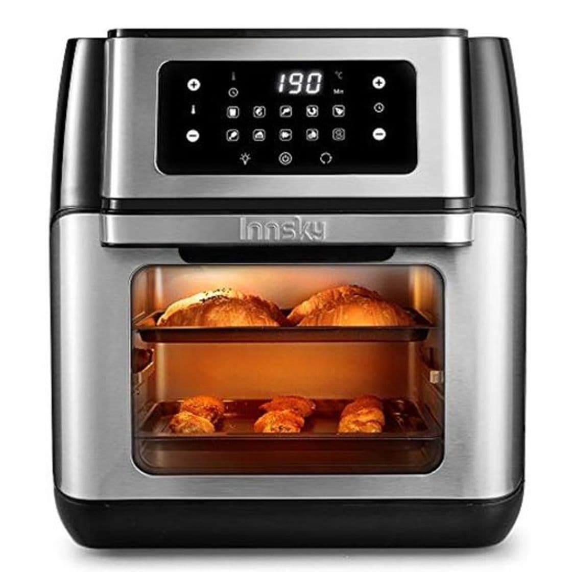 Home Innsky Freidora sin Aceite 10L 1500W Horno de Aire Caliente con 10