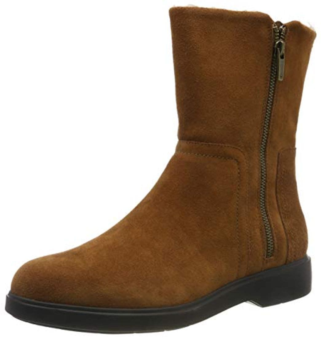 Fashion Clarks Un Elda Mid, Botas Slouch para Mujer, Marrón