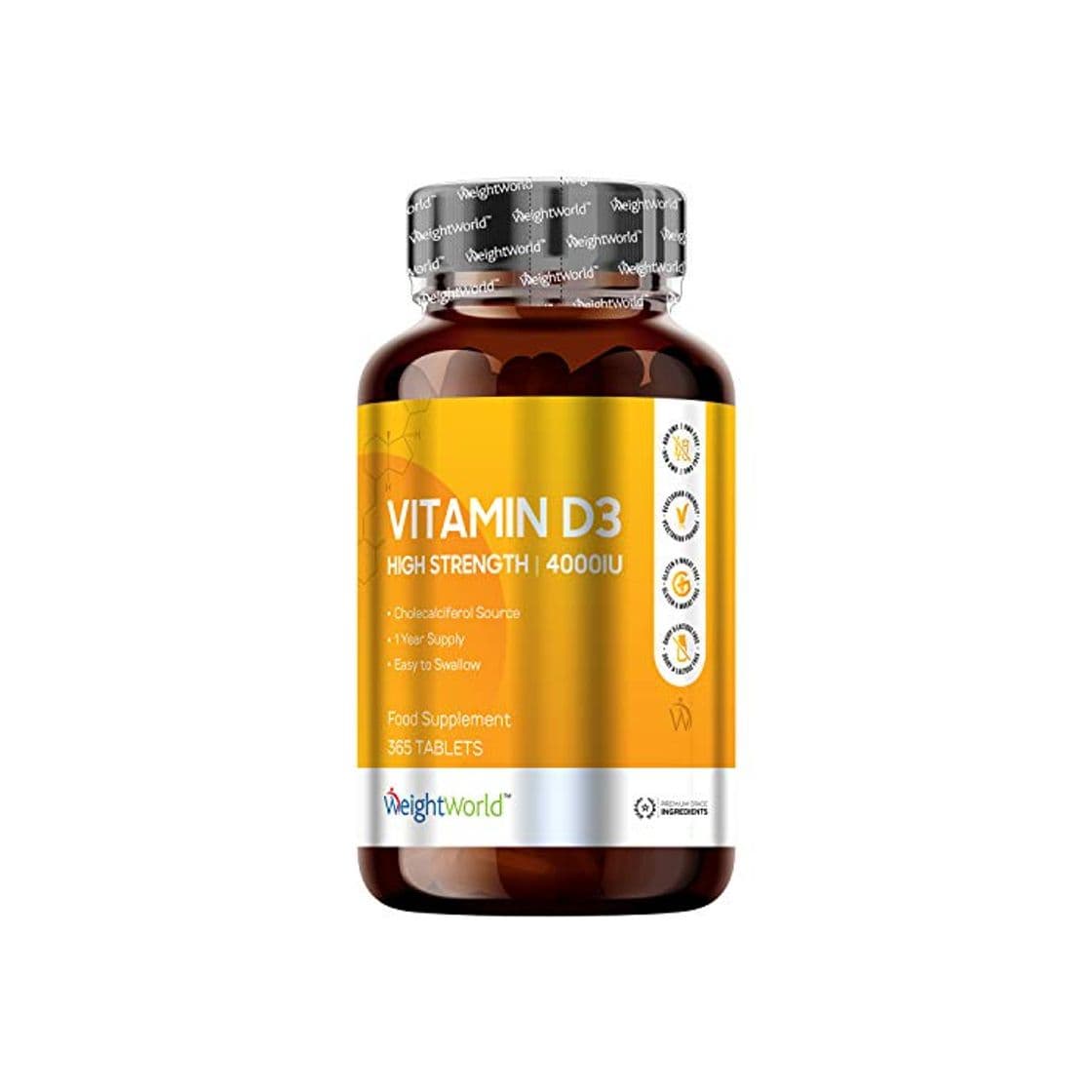 Product Vitamina D3 4000 UI Dosis Alta - 365 Días de Suministro