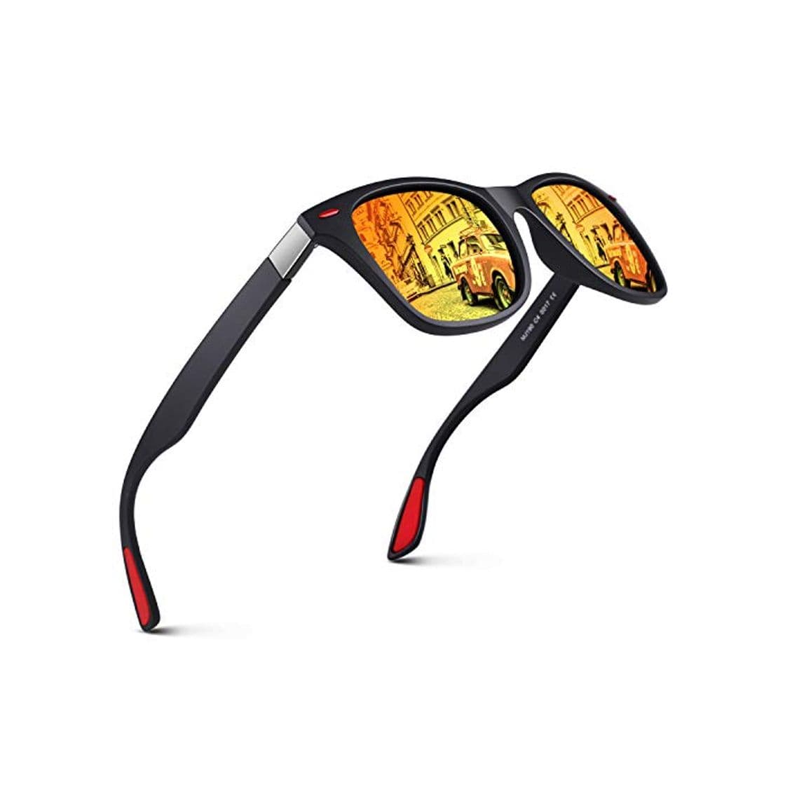 Fashion GQUEEN Gafas de Sol polarizadas hombre Mujere TR90 para Conducir Deportes Ciclismo 100% Protección UV400 Gafas para Conducción MO90