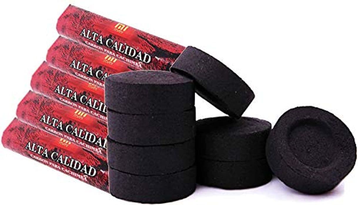 Product [Pack] 5 rollos de carbón para cachimba, shisha, hookah, narguile e incensario