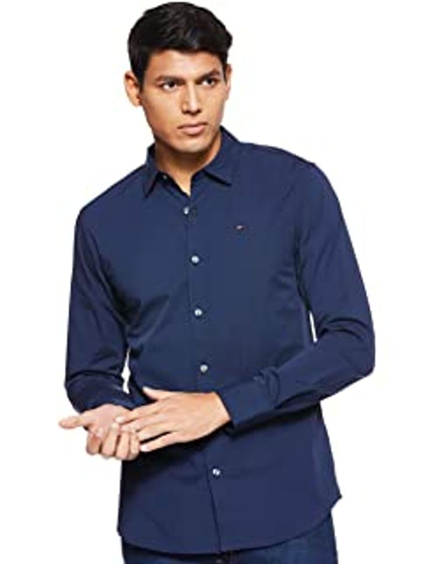 Producto Tommy Hilfiger Core Stretch Slim Poplin Shirt Camisa, Blanco