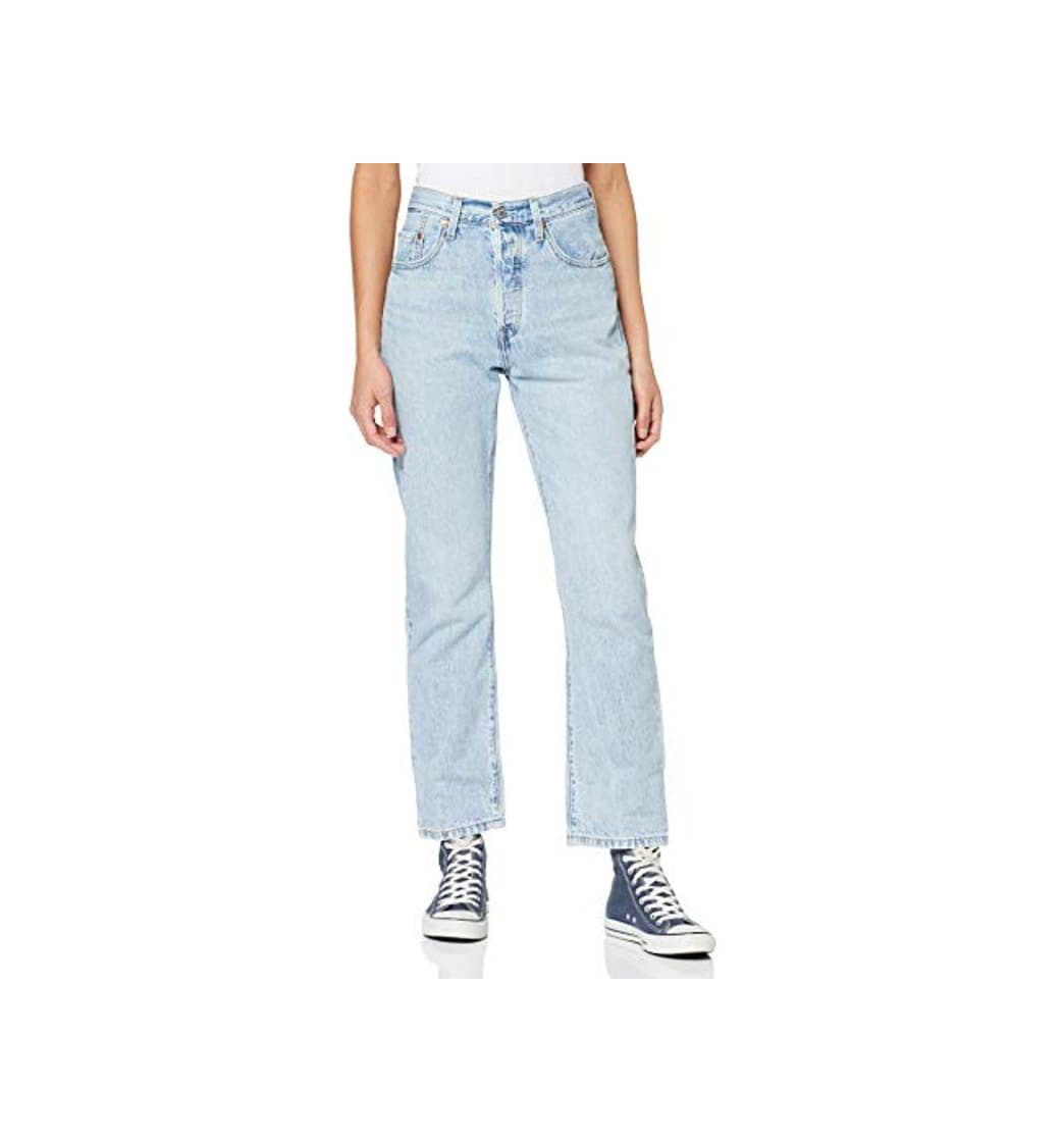 Fashion Levi's 501 Crop Vaqueros Boyfriend, Azul