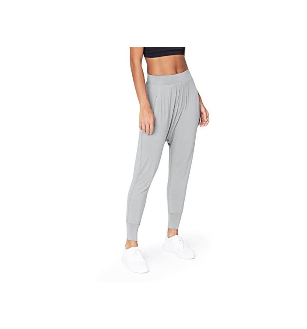 Fashion Activewear Pantalones Harem para Mujer, Gris