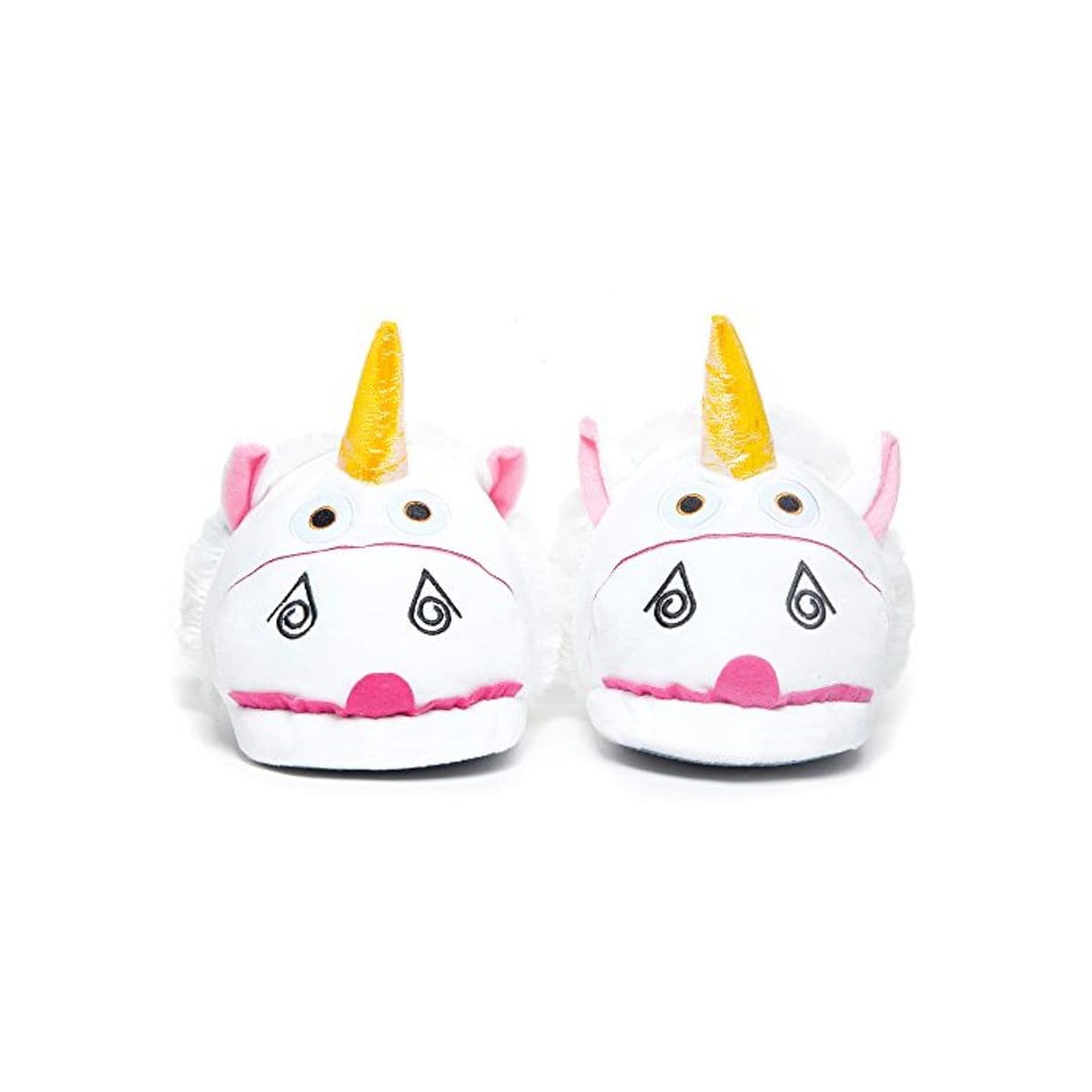 Fashion Katara 1767 – Unicornio Unicorn Peluche – Zapatos de Pantuflas – Divertido Puschen Slipper Talla Única 36 – 44, Color