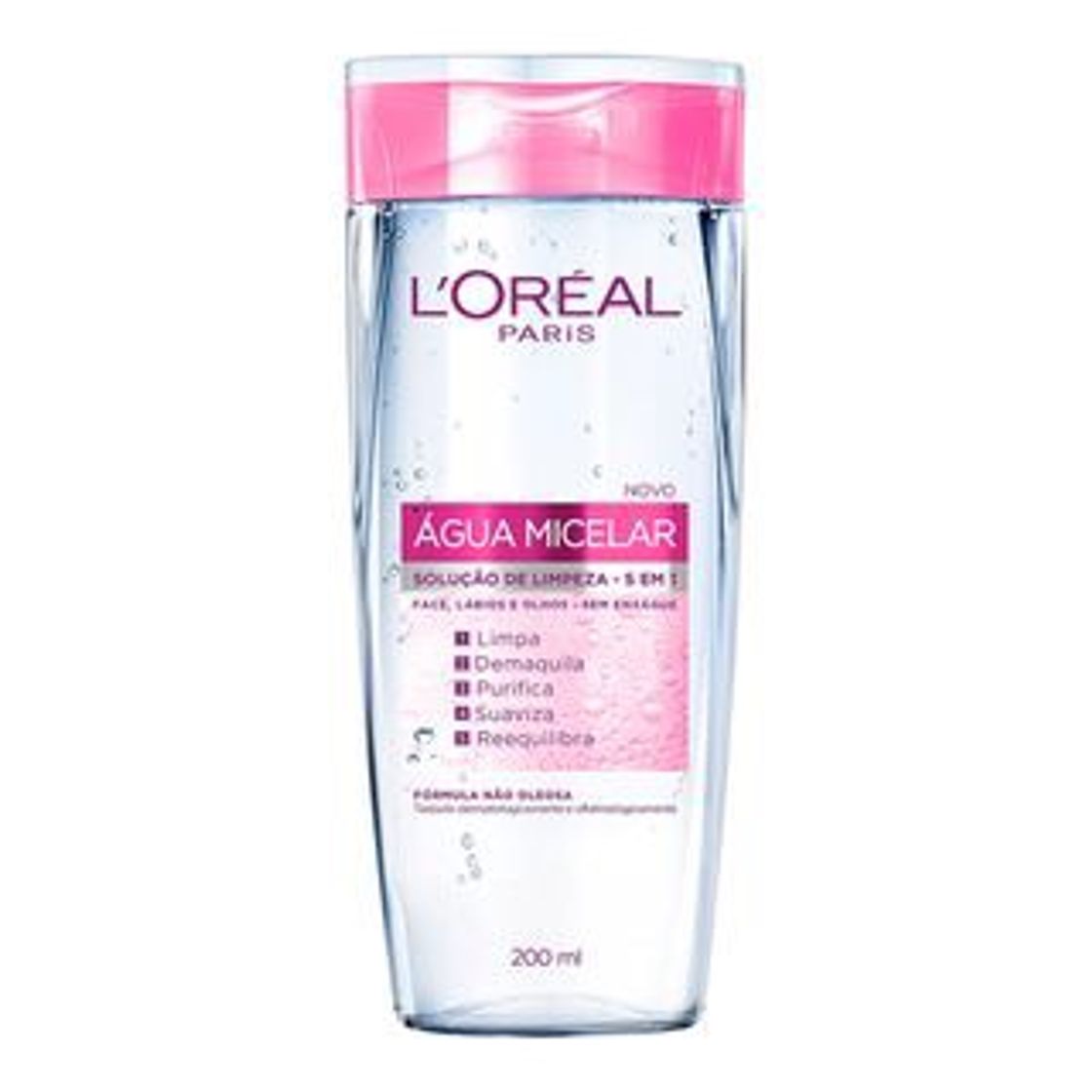 Fashion Água Micelar Loréal Solução de Limpeza Facial 5 em 1 200ml