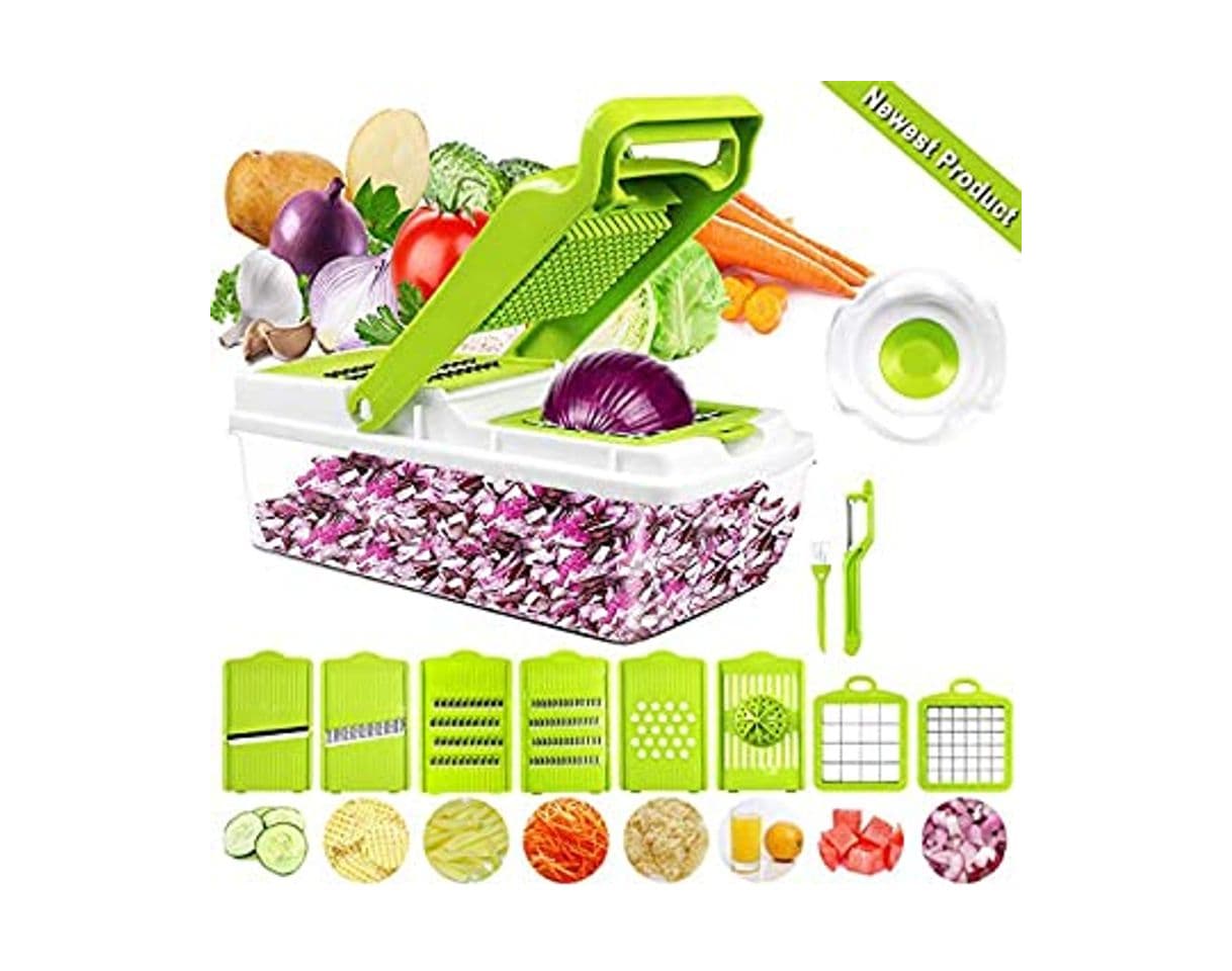 Producto Sedhoom 23 Piezas Cortador de Verdura Mandolina de Verduras Multifuncional Mandolina de