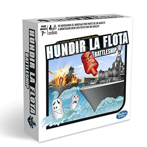 Producto Hasbro Gaming- Hasbro Hundir La Flota, Juego de Tablero, Multicolor, única