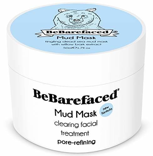 Place BeBarefacedMascarilla de lodo del Mar Muerto – Tratamiento facial antienvejecimiento para los