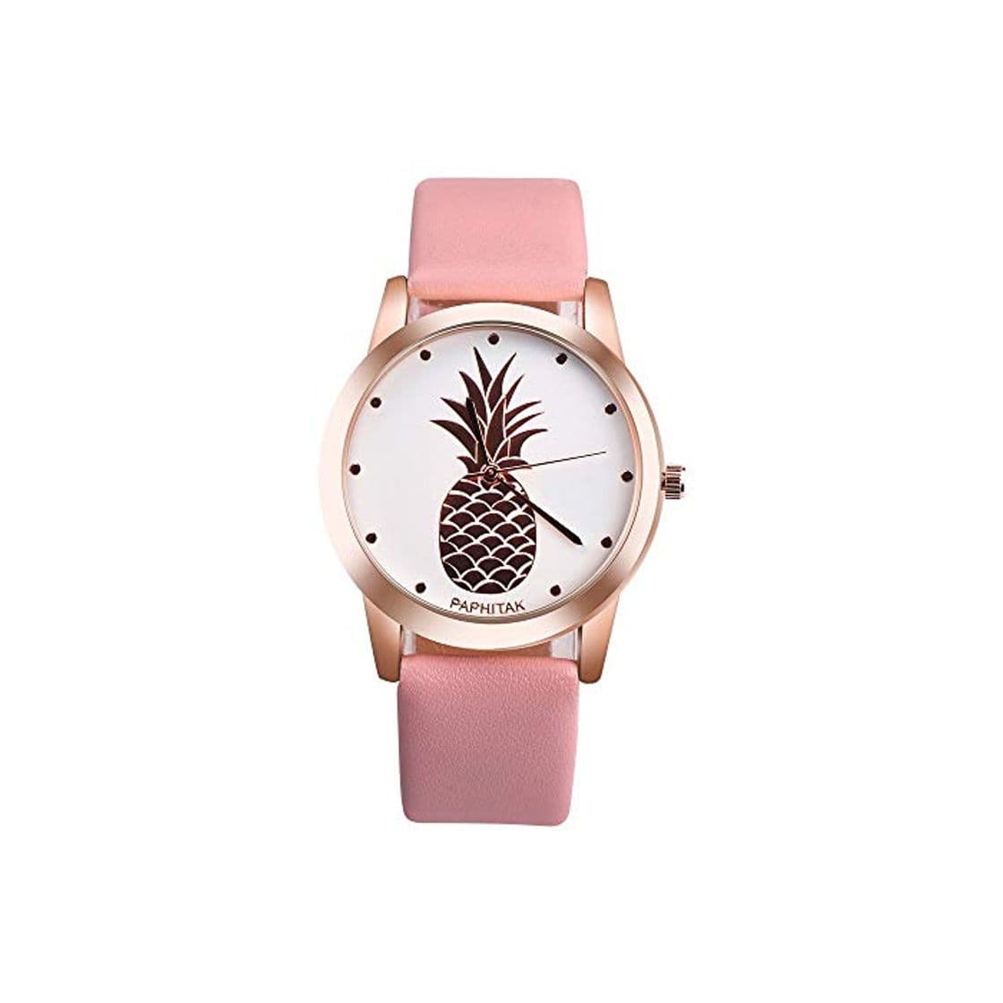 Product Koedu Reloj de piña para Mujer, Reloj de Esfera Blanca, Chica Adolescente,