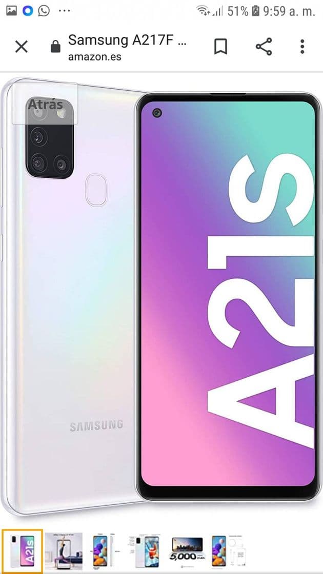 Fashion Samsung A 21 s