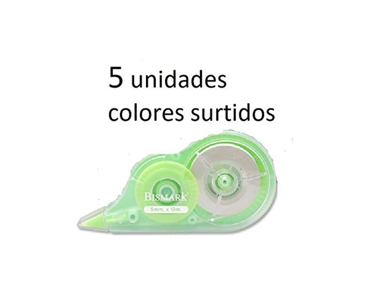 Producto Cinta correctoras 5mm x 12 m. colores pastel