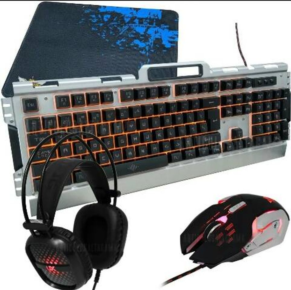 Producto Combo Gamer Teclado Con Luces