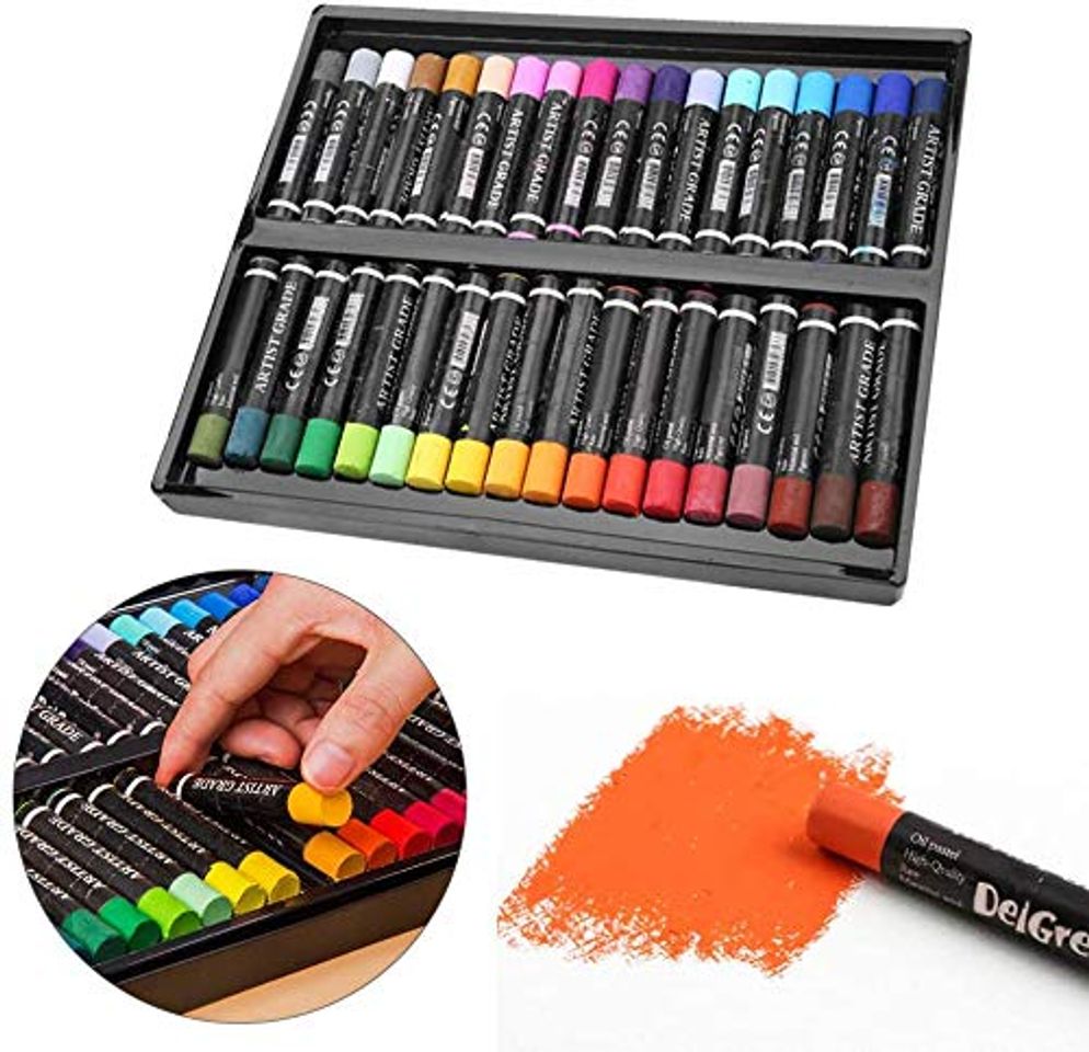 Producto 60 colores pasteles al óleo palos de pintura al óleo pesado conjunto de lápices de pintura de bellas artes