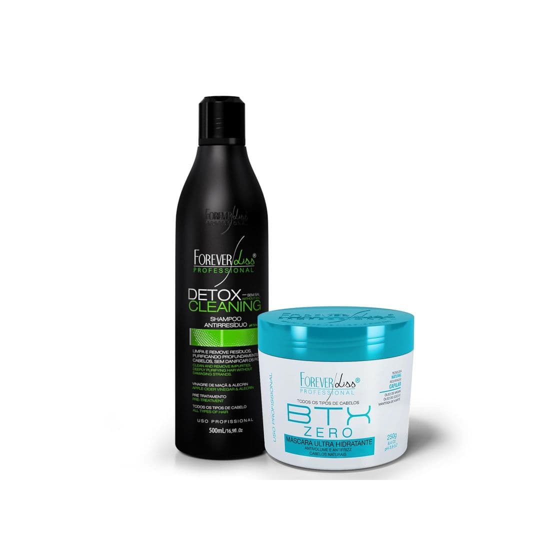 Product Kit Shampoo Detox com Btx Zero Forever Liss