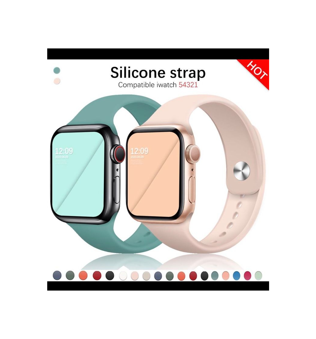 Producto Correa de silicona para  Iwatch de todos los colores