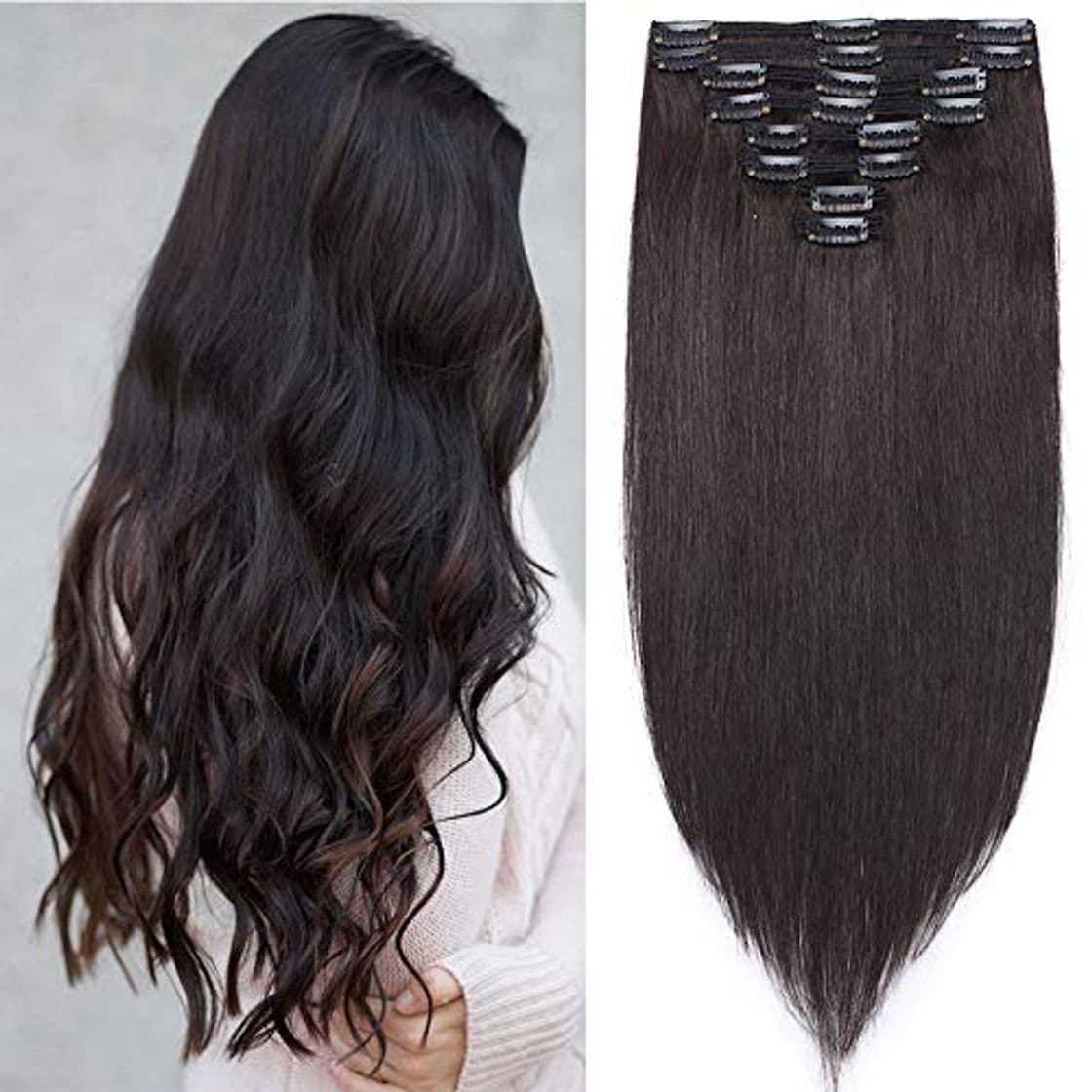 Producto Extensiones de Cabello Natural Clip Double Weft