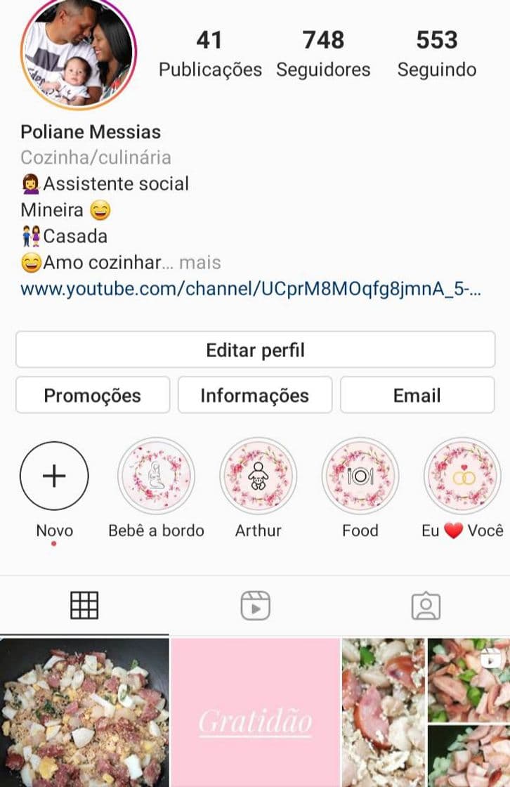 App Layout from Instagram