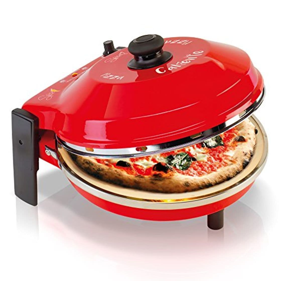 Product SPICE SPP029-R Horno Pizza Diavola y Caliente con Piedra refractaria 400 Grados. Resistencia