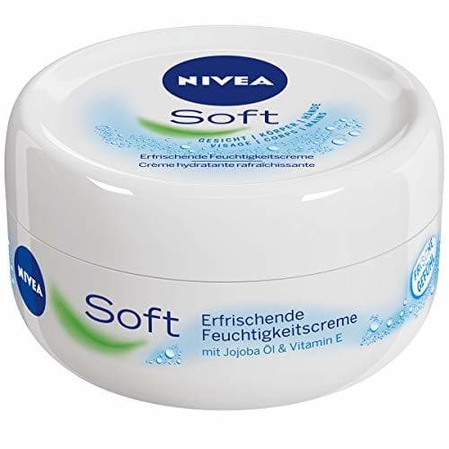 Belleza Nivea Soft - Crema hidratante, 200 ml x 4