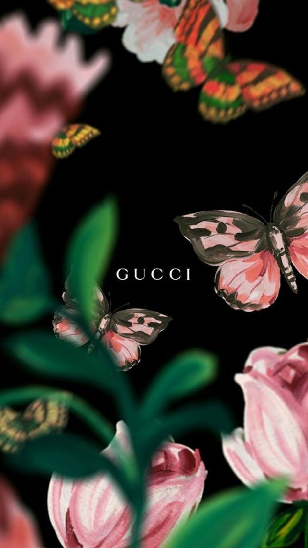 Moda Aesthetic Butterfly Wallpaper x Gucci