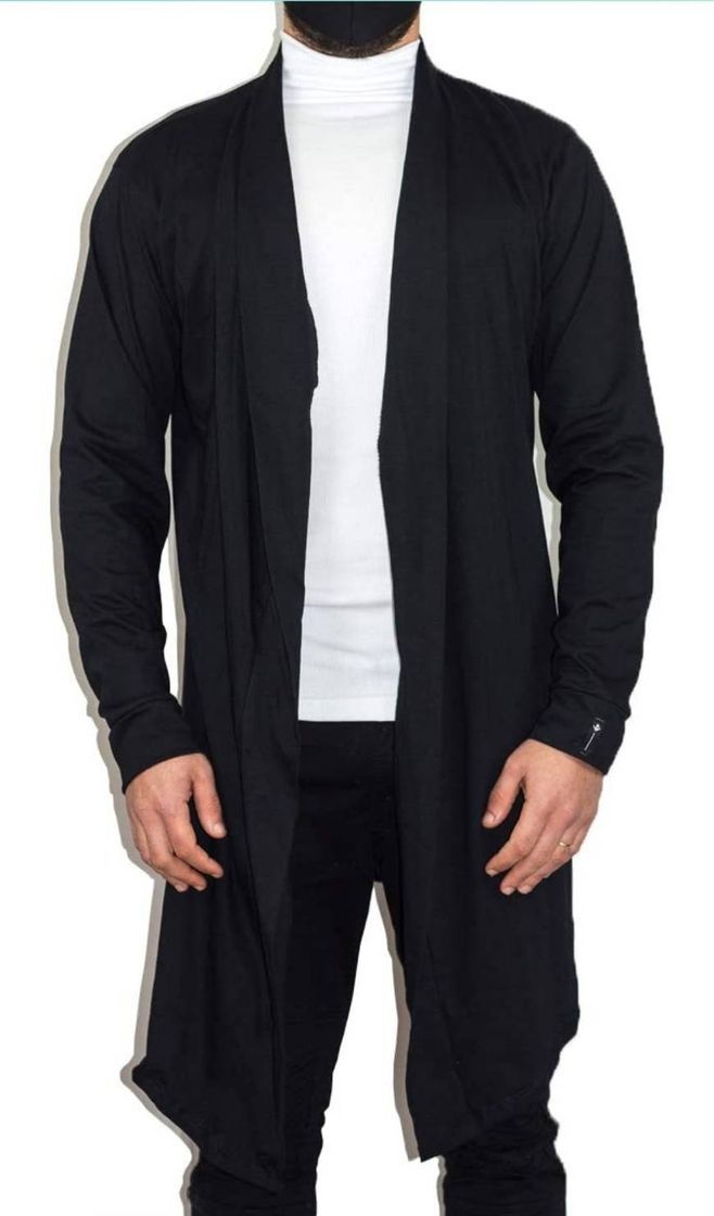 Moda Blusa De Frio Cardigan Masculino Sobretudo Masculino Swag