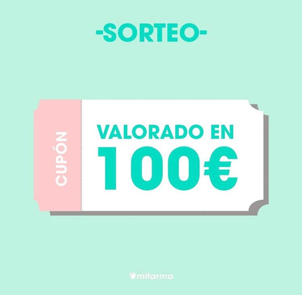 Moda SORTEO VALE 100€ 