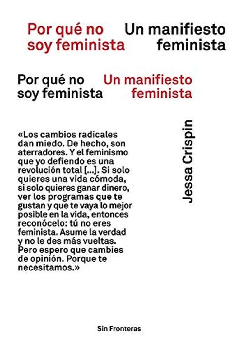 Book Por qué no Soy Feminista