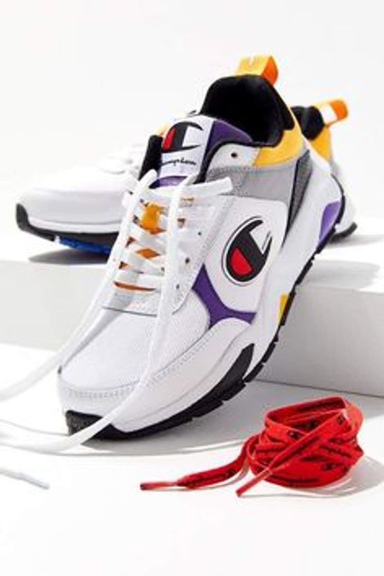 Fashion Champion 93Eighteen tenis con cordones para hombre, Rojo