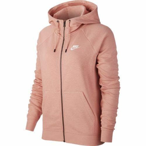 Fitness Nike Essential Hoodie FZ FLC Sudadera con Capucha y Cremallera Completa, Mujer,