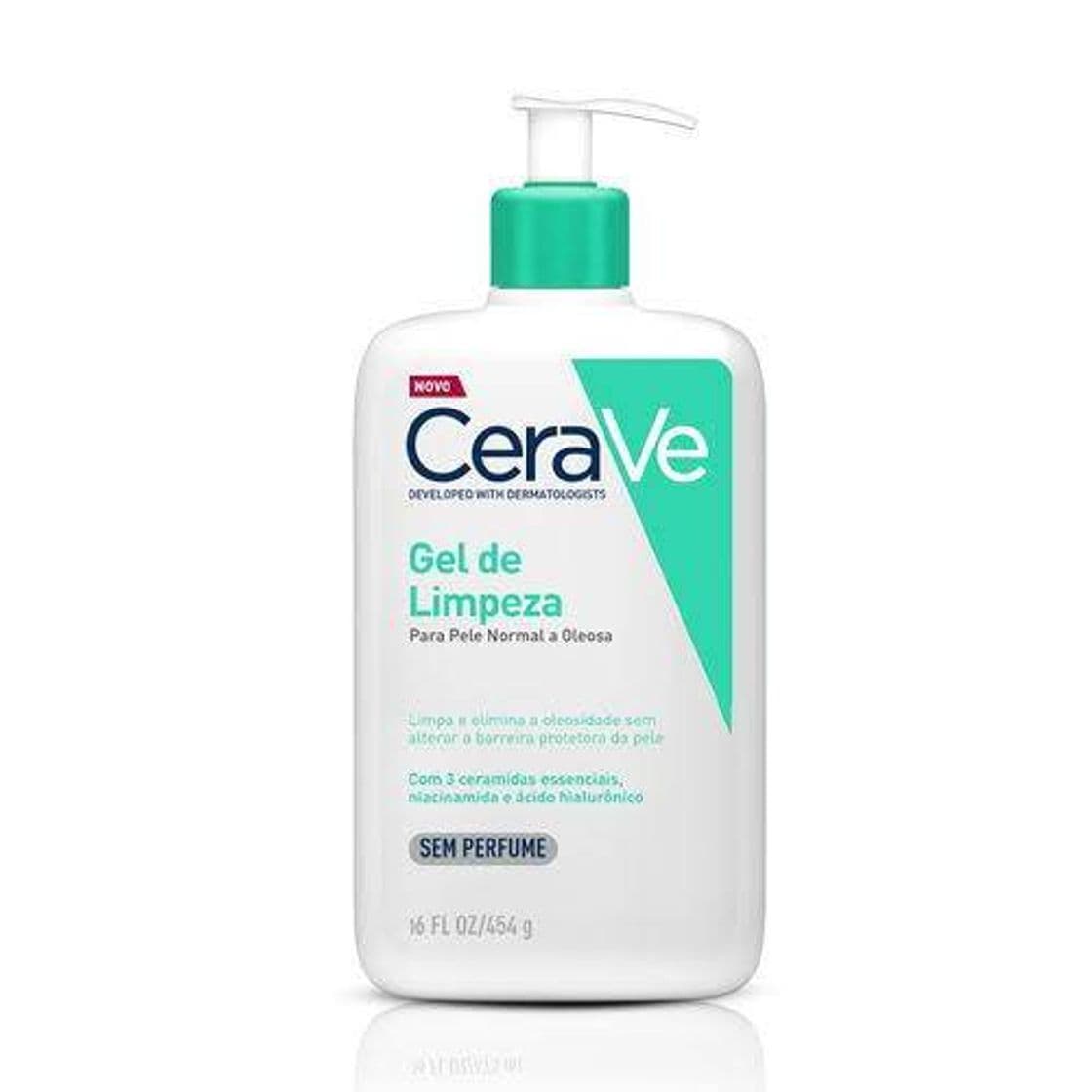 Moda Gel de limpeza CeraVe, Pele: normais a oleosas