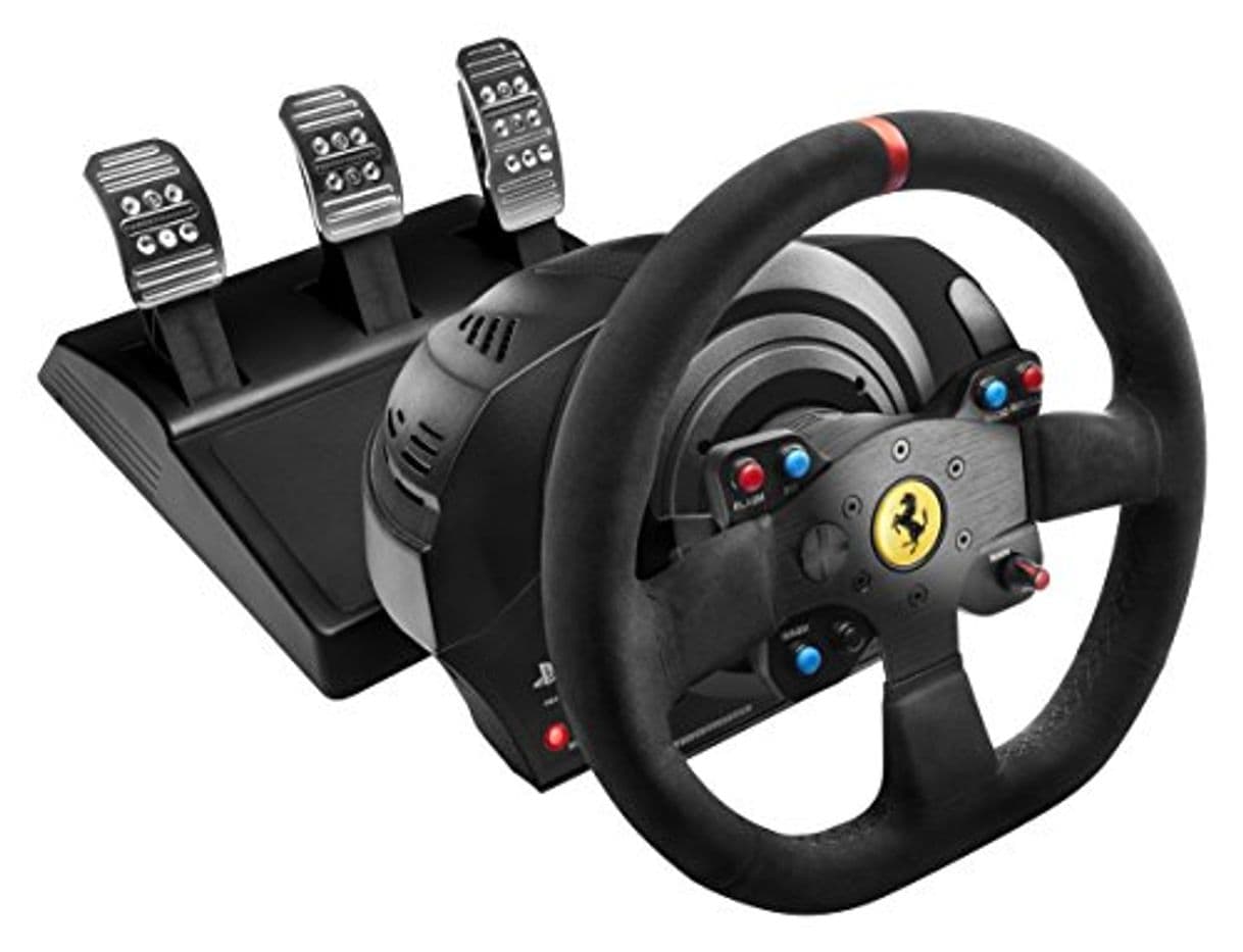 Electrónica Thrustmaster T300 Ferrari Integral Alcantara Edition - Volante para PS4/PS3/PC